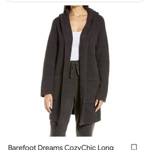 Barefoot Dreams Cozy Chic Hooded robe XS/S.
